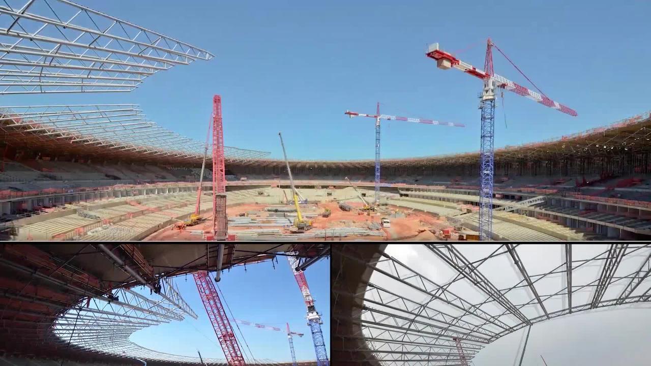 Time lapse reconstruction of Mineirão BH stadium