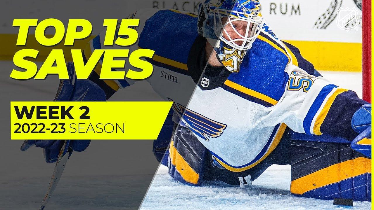 Top 15 Saves from Week 2 of the 2022-23 NHL Season