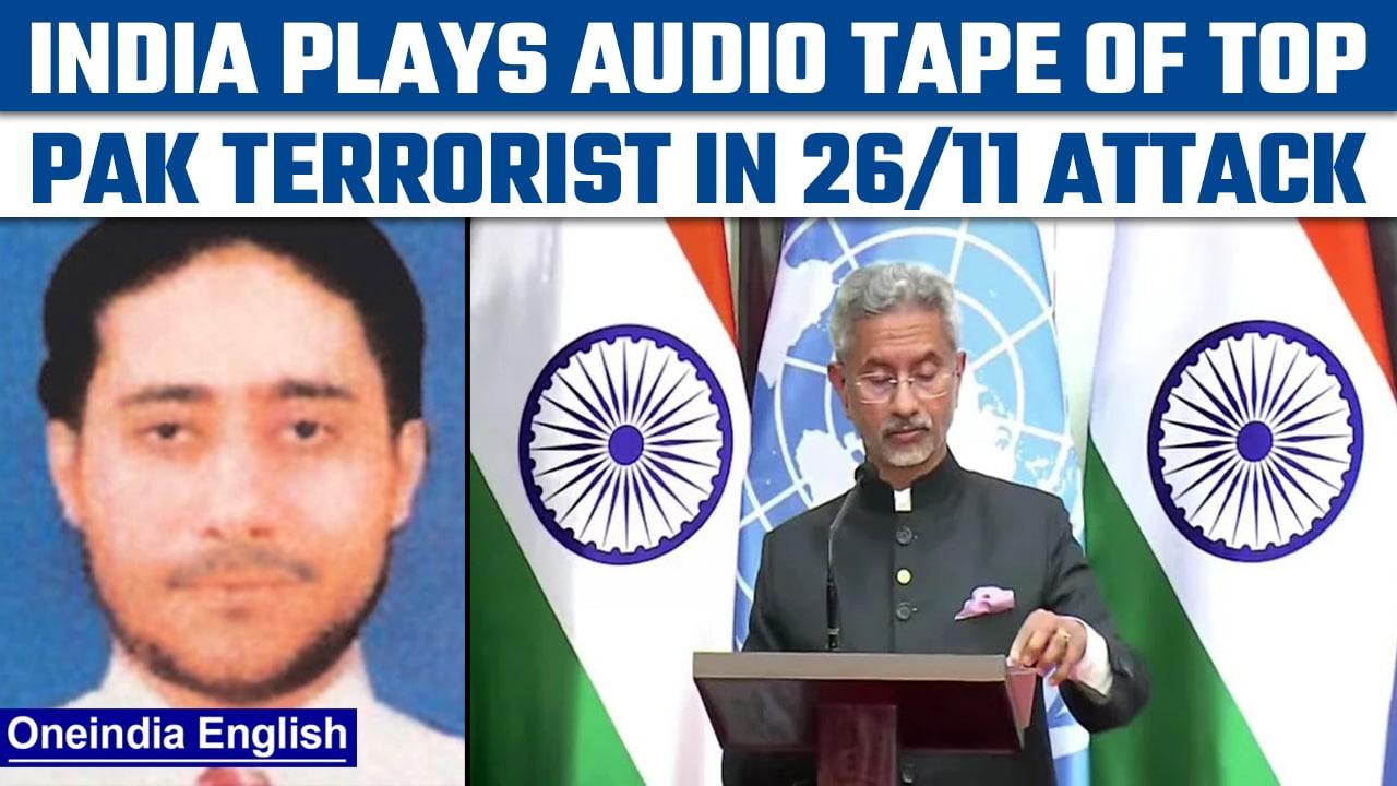 India plays audio clip of Pakistani terrorist Sajid Mir at UNSC | S Jaishankar | Oneindia News*News