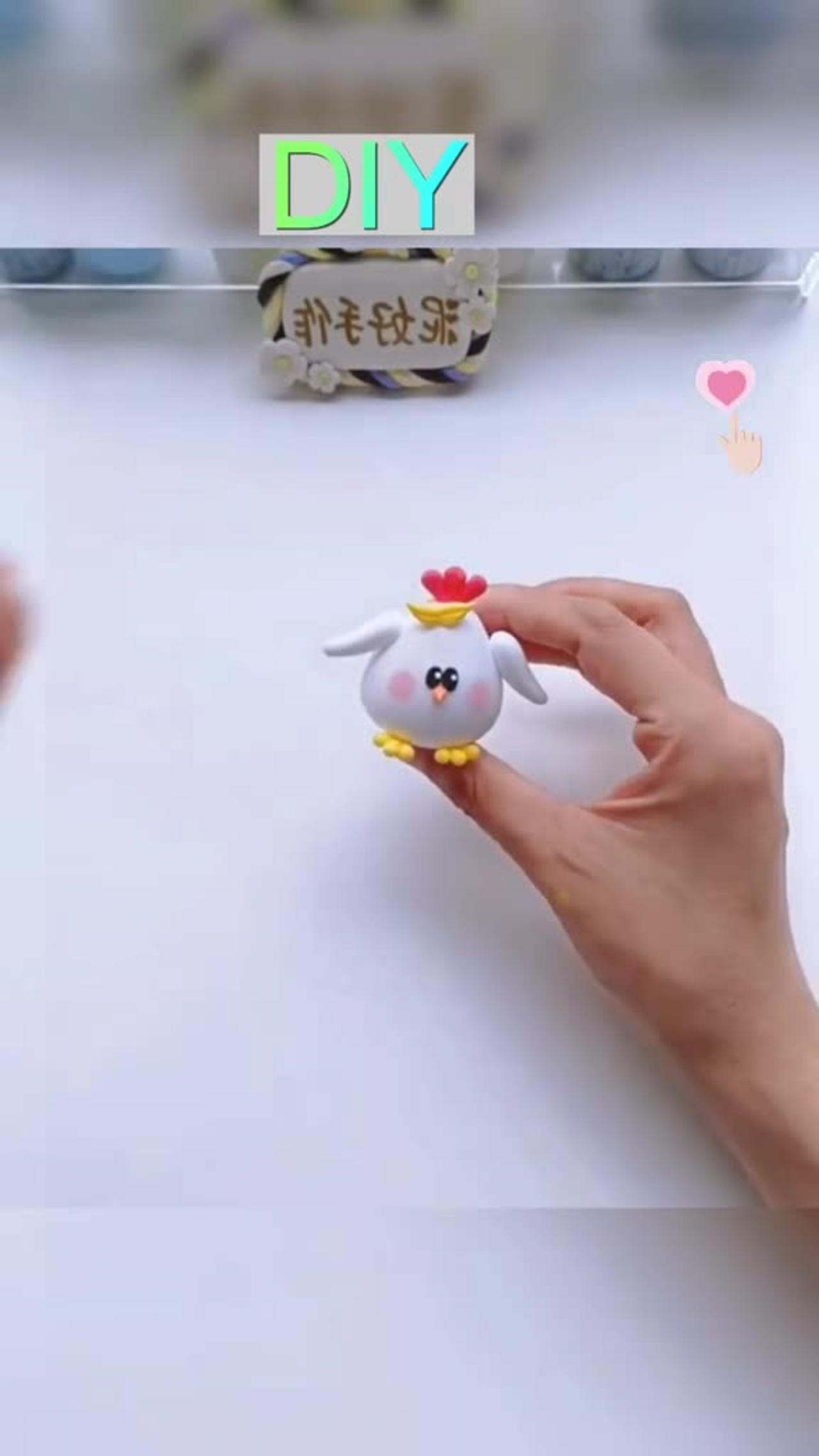 Cute chick model handicraft DIY