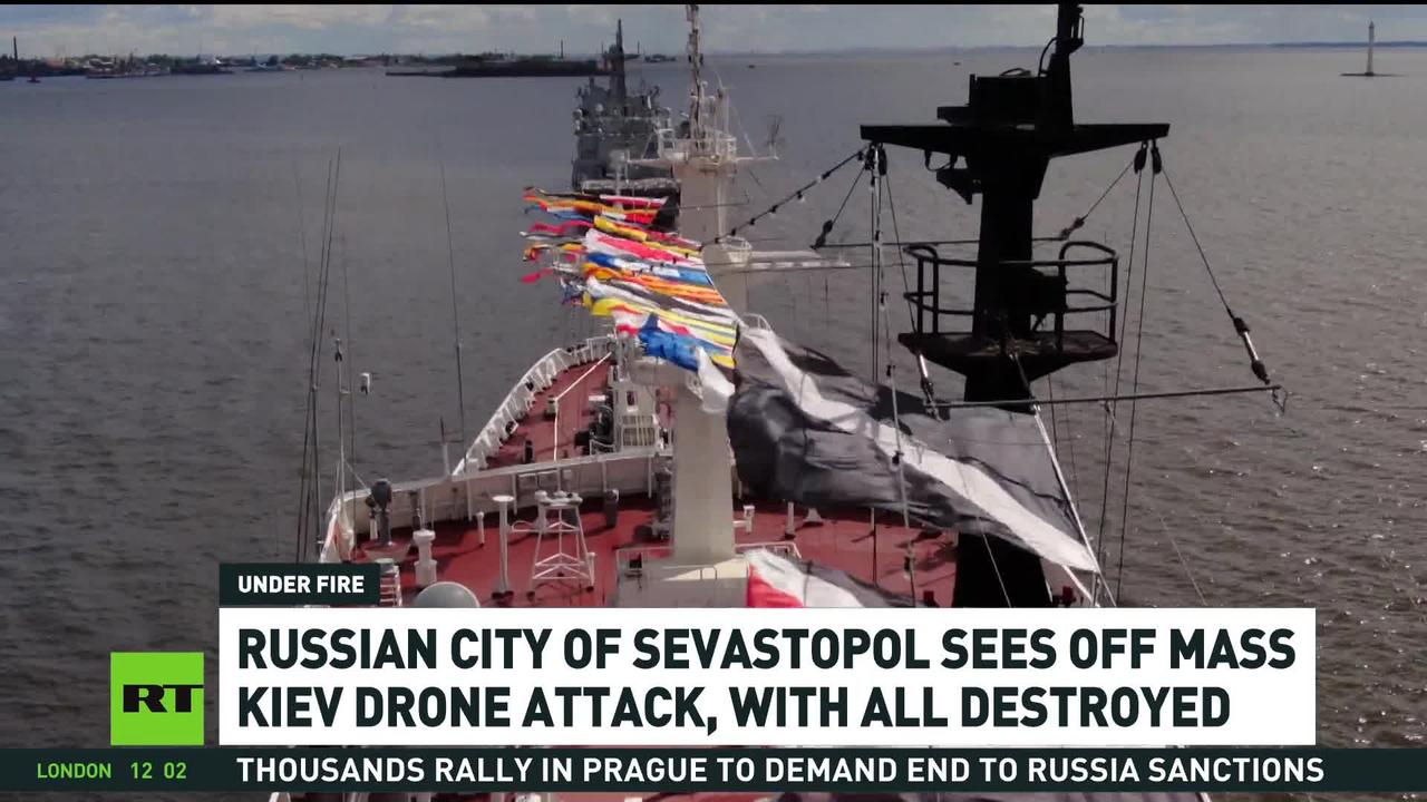 Sevastopol repels mass Ukrainian drone attack
