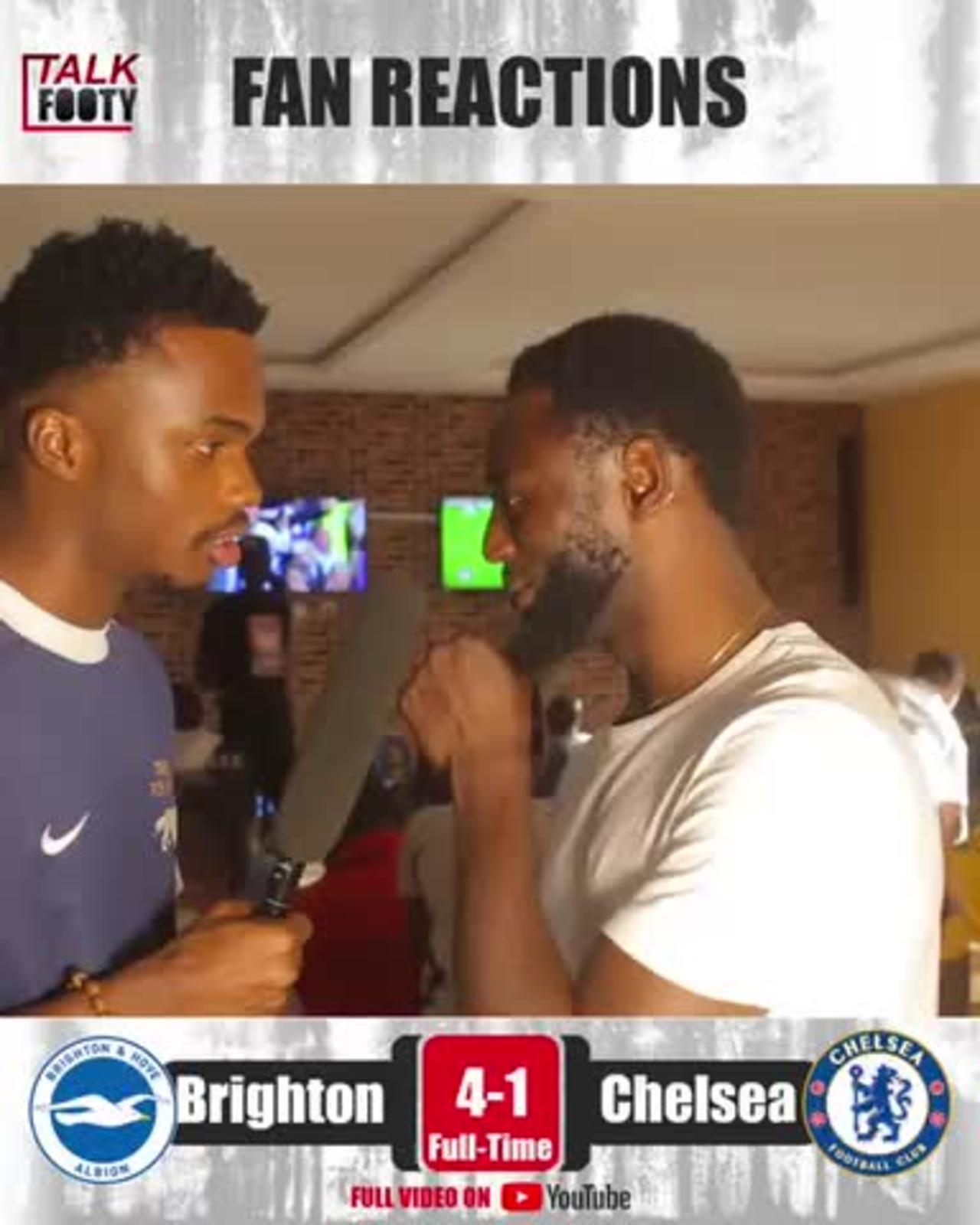 Brighton 4-1 Chelsea | Nigerian Fans Reaction | Premier League Highlights