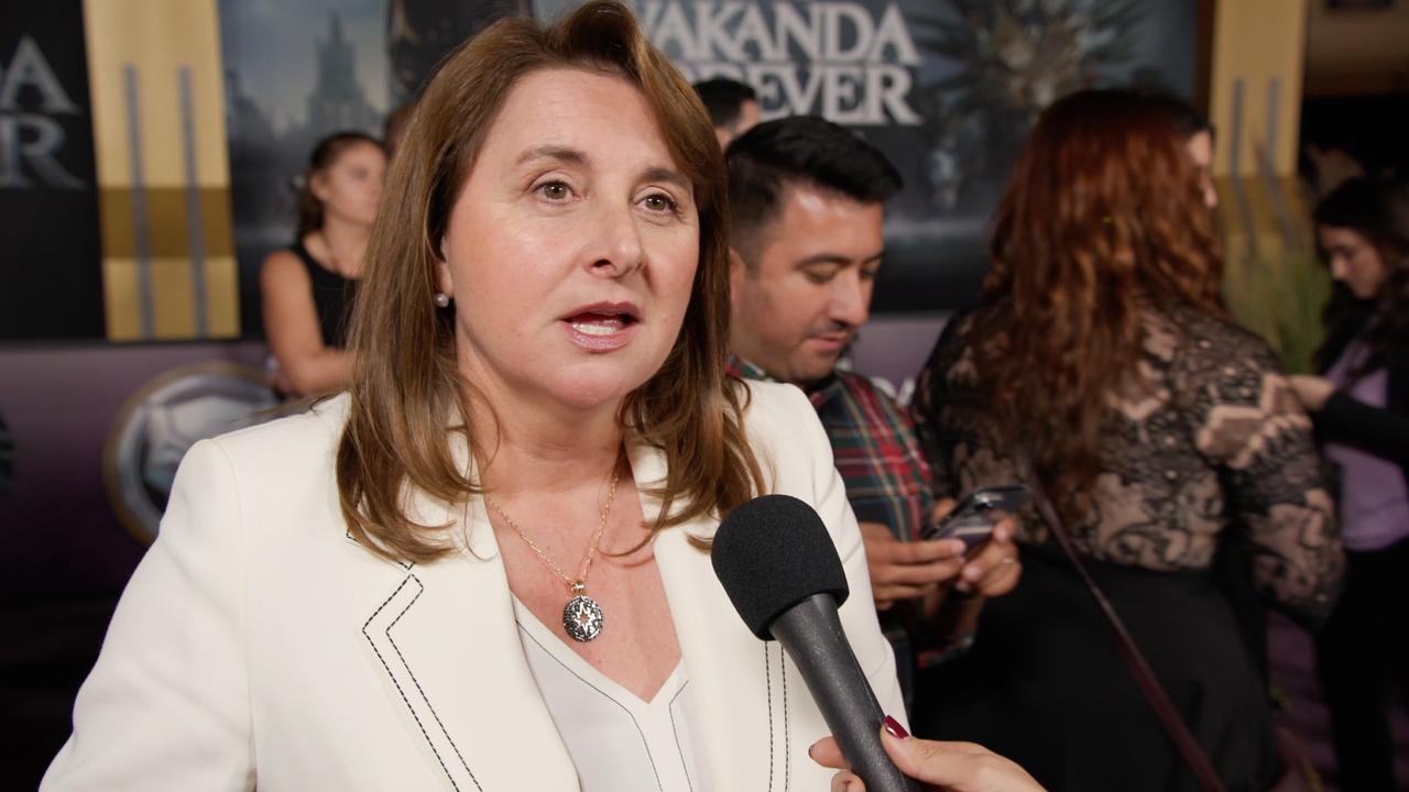 Black panther: Wakanda Forever World Premiere Executive Producer Victoria Alonso Interview