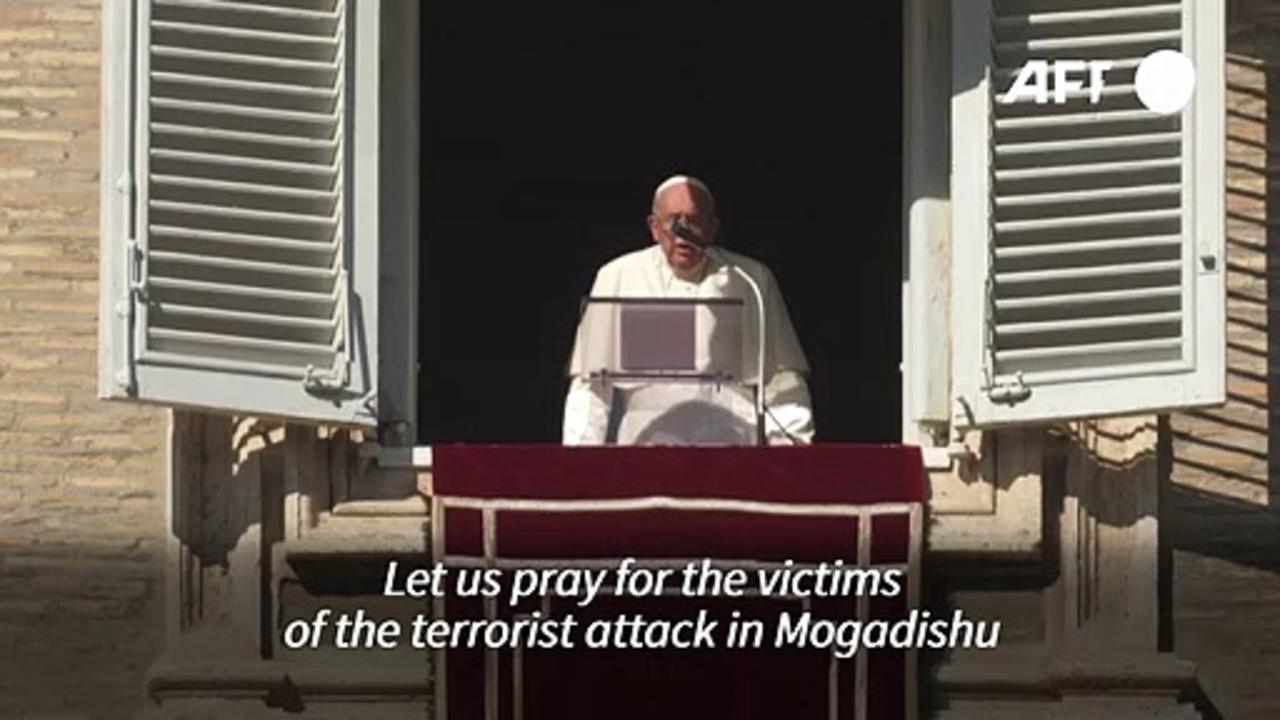 Pope Francis sends prayer to victims of Seoul stampede and Somalia bombings