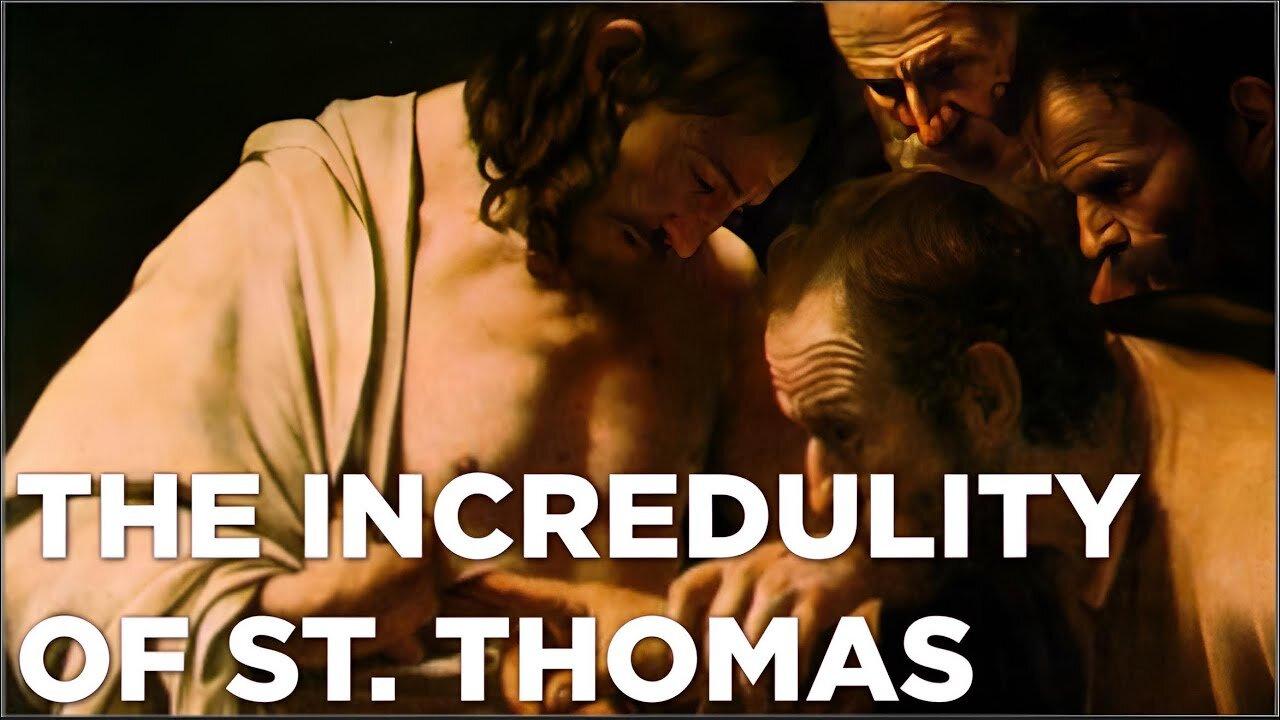Caravaggio: The Incredulity of saint Thomas (1602)