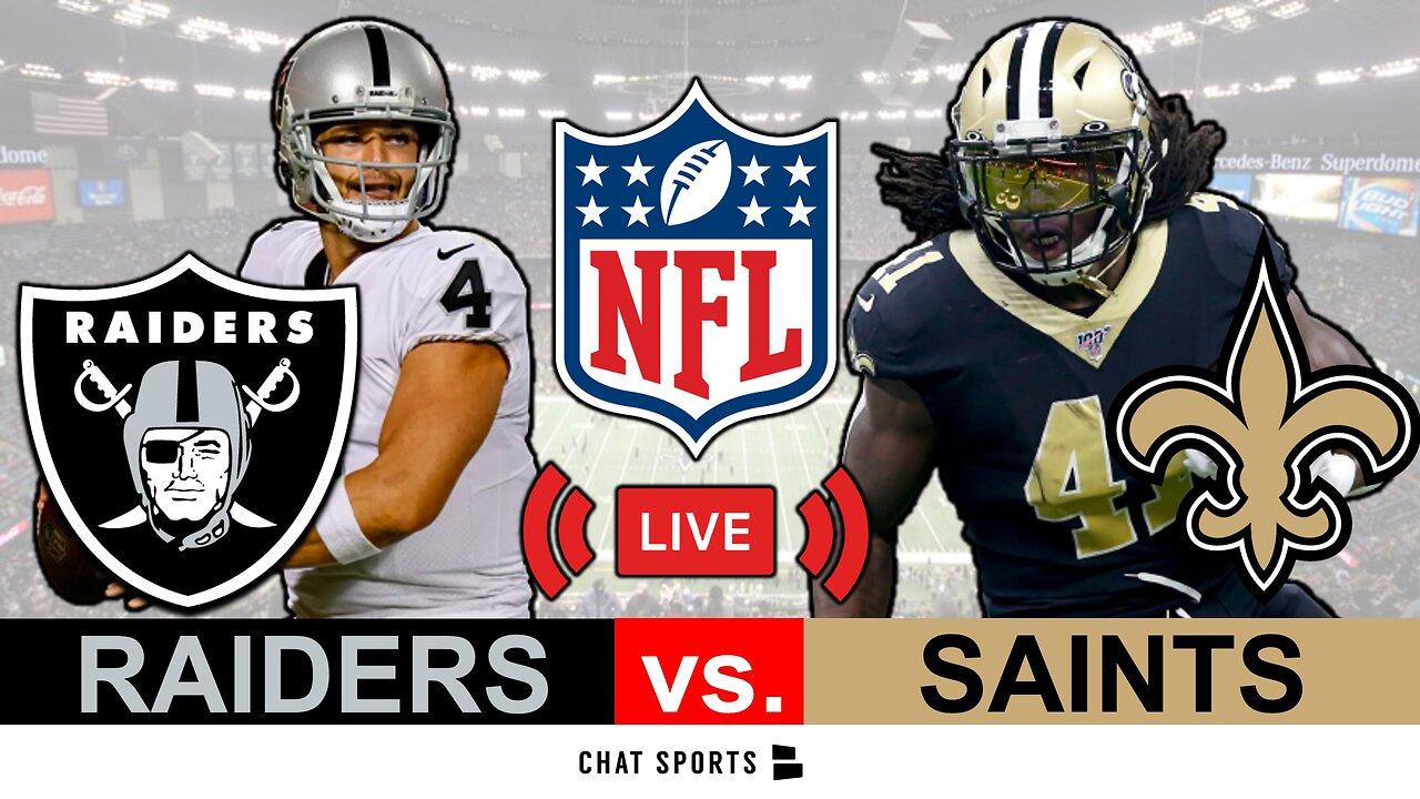 LIVE: Raiders vs. Saints Watch Party