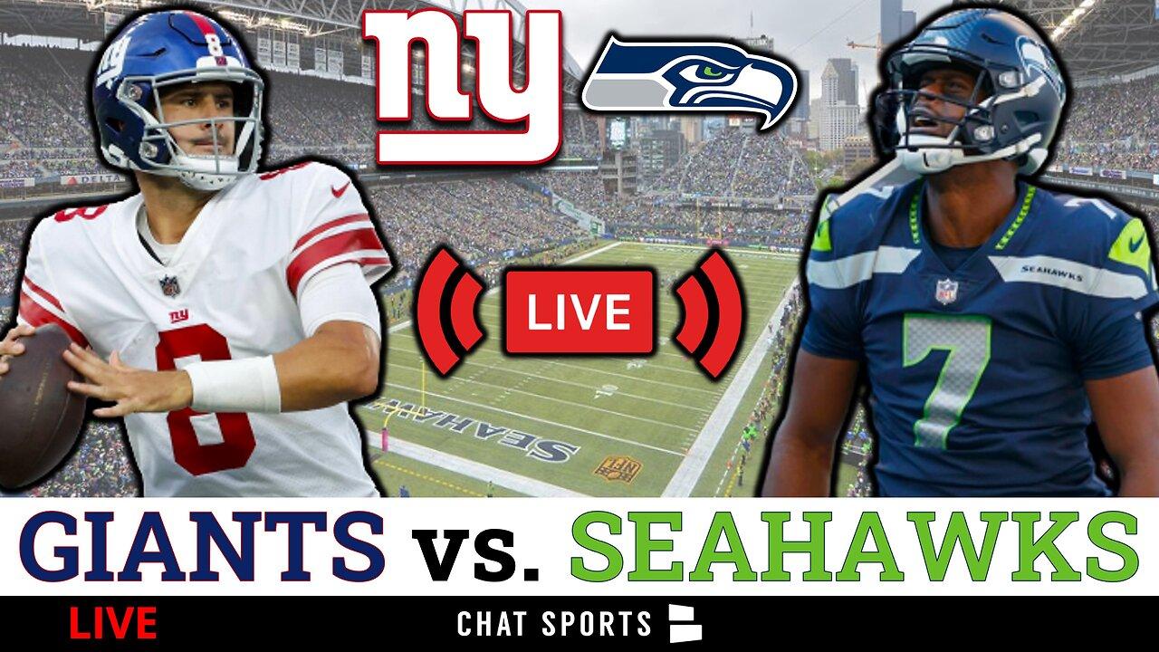 LIVE: Giants vs Seahawks Streaming Scoreboard, Play-By-Play, Highlights, Stats & Updates, NFL Week 8