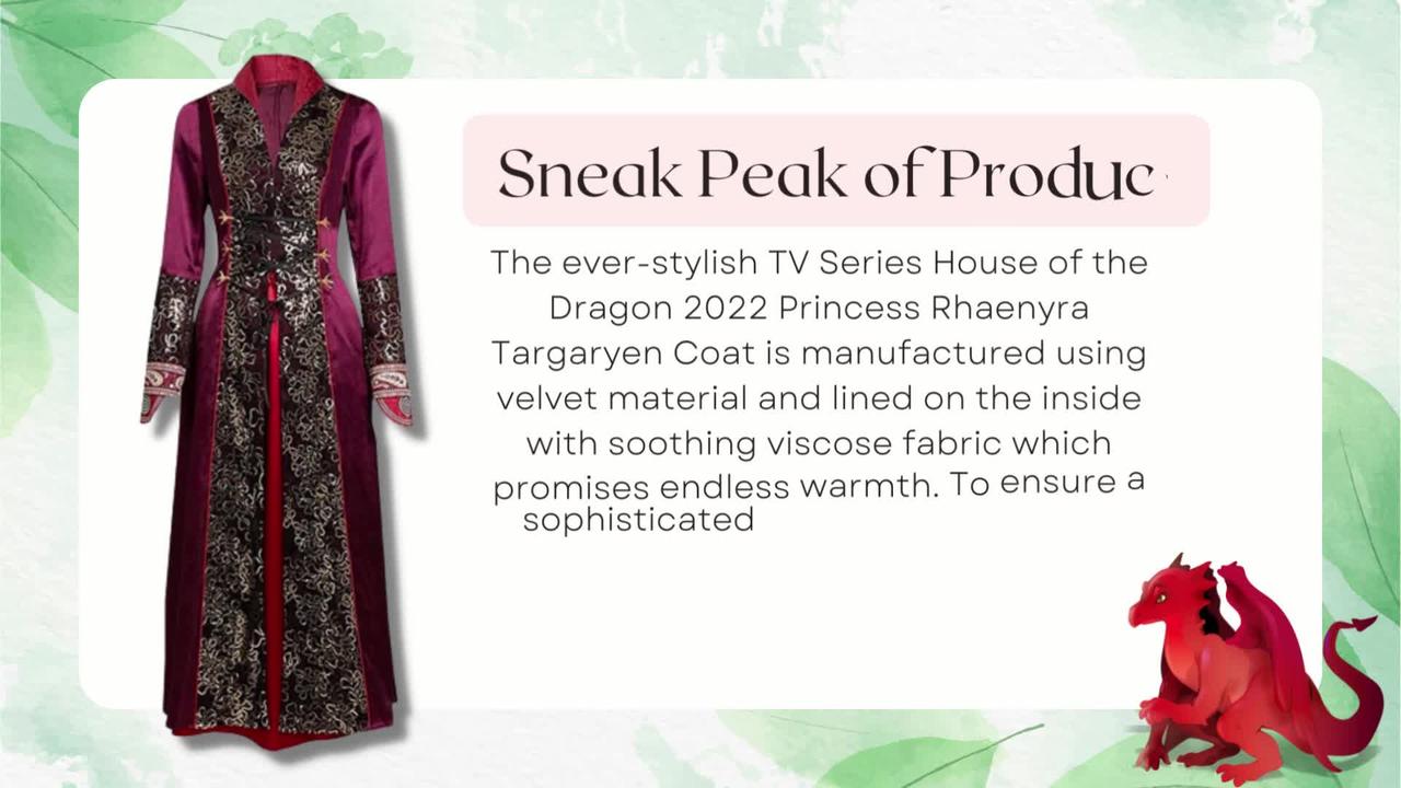 House of The Dragon Emma D'arcy (Princess Rhaenyra Targaryen) Wool Coat | Celeb Leather Jackets