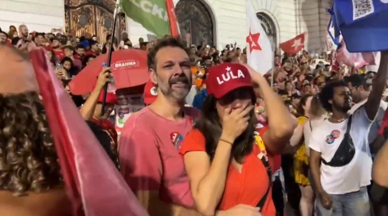 Lula supporters celebrate election victory in Rio de Janeiro