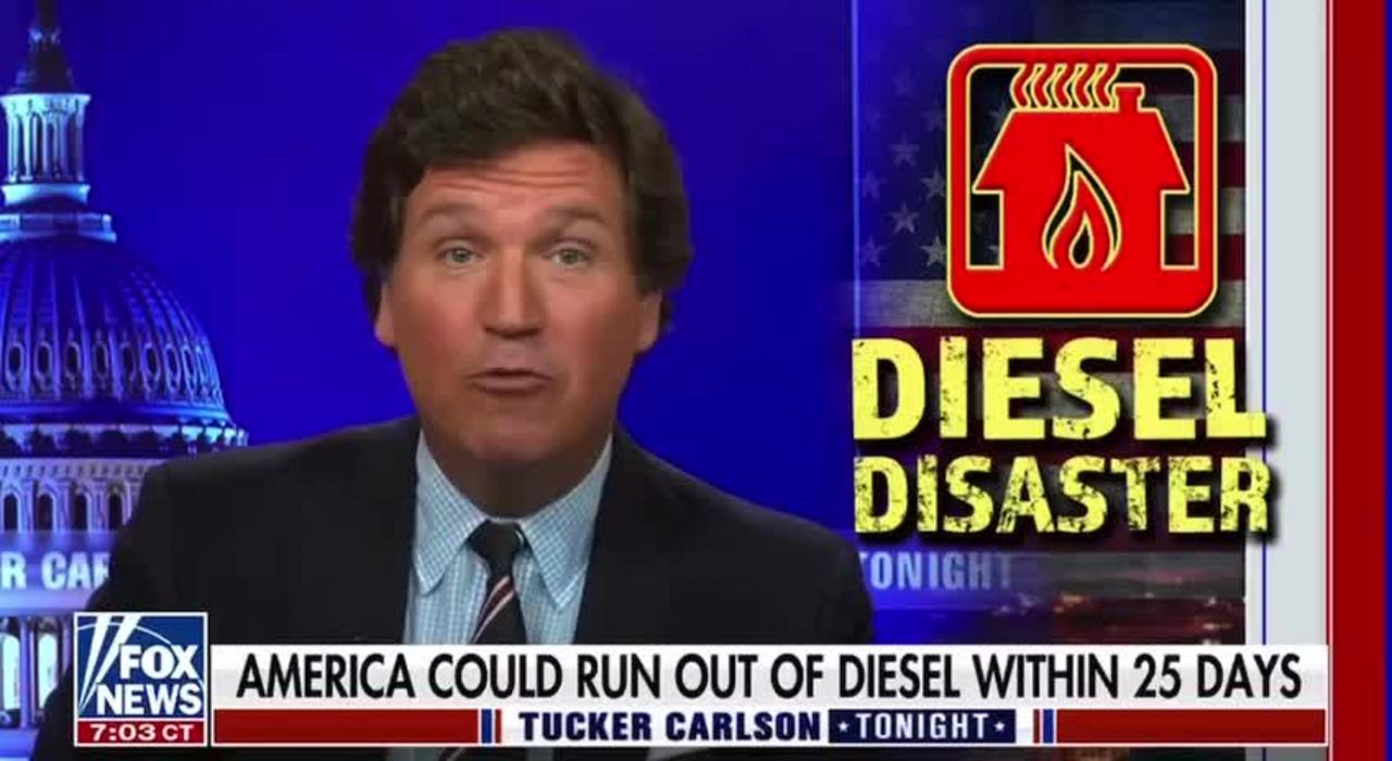 "Die USA verfügen nur noch über Dieselvorräte für 25 Tage": Tucker Carlson