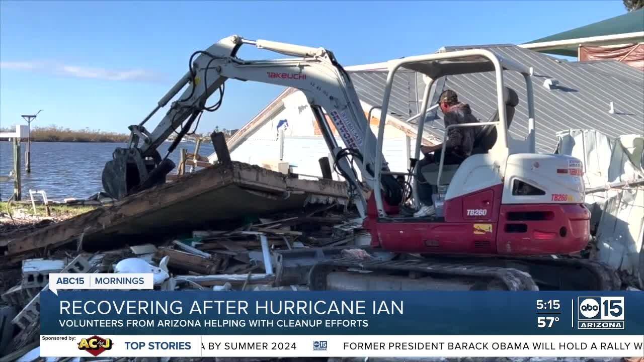 Arizona Red Cross volunteers help in effort to rebuild Florida after Hurricane Ian