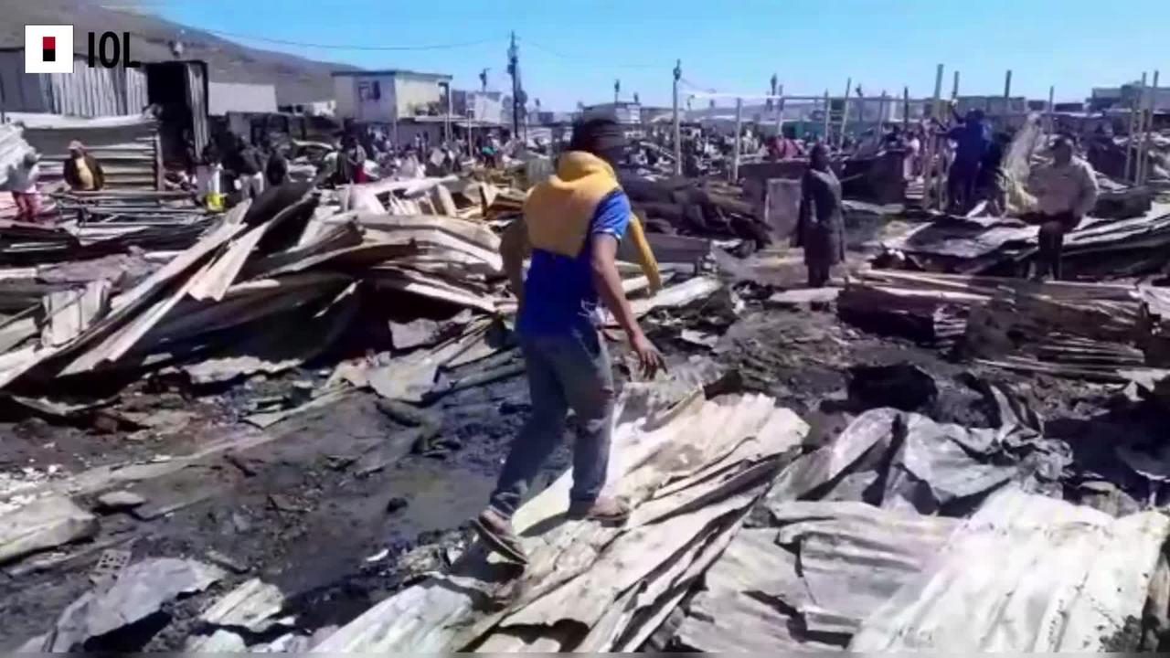 Watch: Fire destroys hundreds of homes in Masiphumelele, Cape Town
