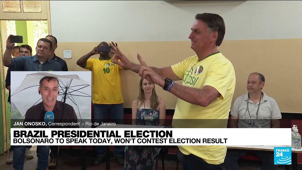 Brazil's Bolsonaro to accept election loss in speech to nation