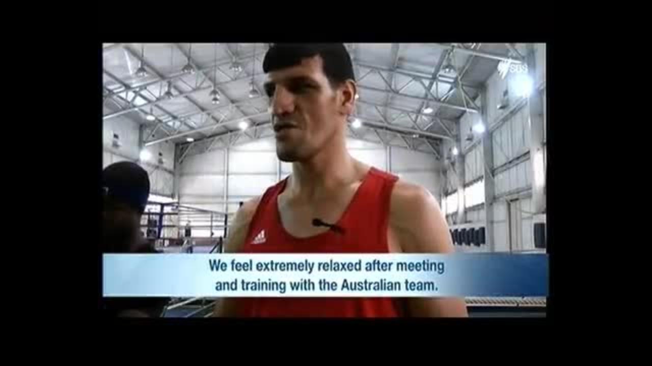 Australian boxers fighting for peace in Syria