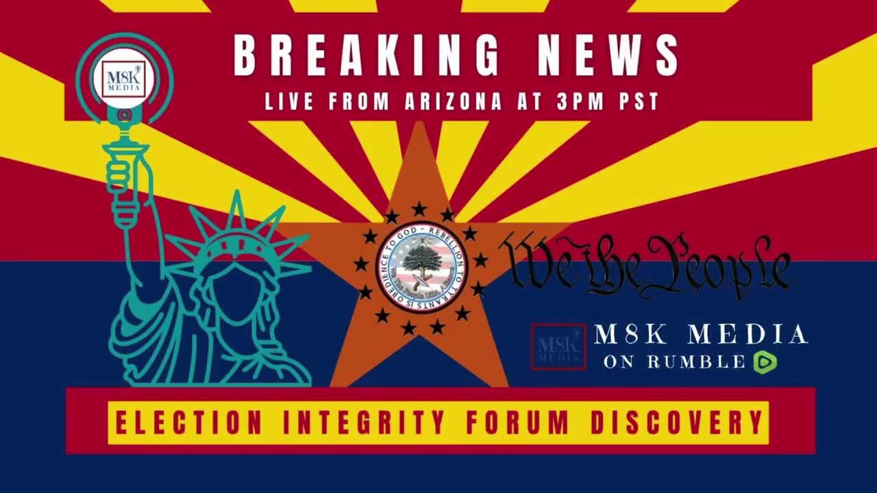TODAY AT 3PM PST! LIVE BREAKING NEWS FROM ARIZONA ON ELECTION CORRUPTION FIND!