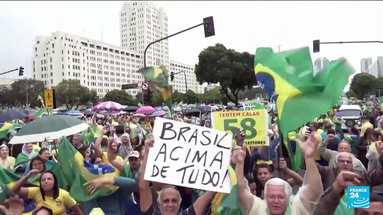 Brazil's Bolsonaro calls for end to roadblocks