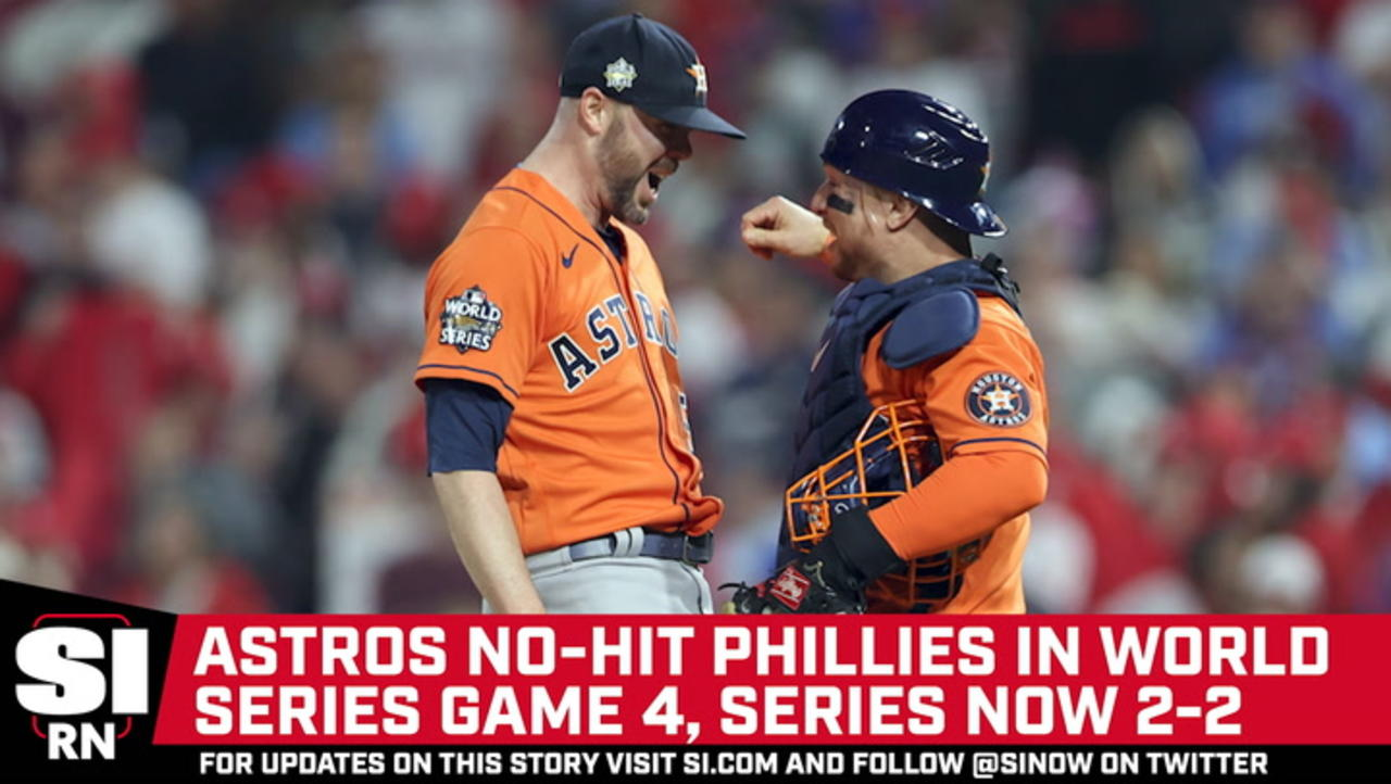 Astros No-Hit Phillies in World Series Game 4