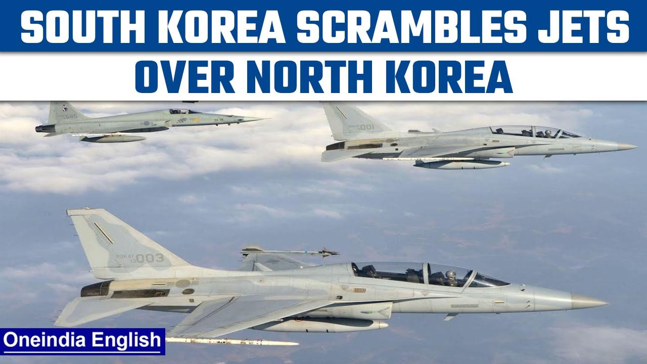 South Korea scrambles jets over North Korea after detecting massive mobilization |Oneindia News*News