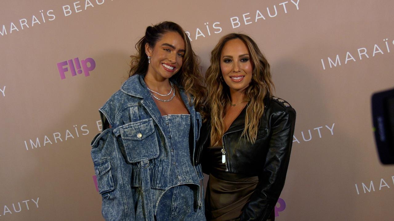 Sommer Ray and Cheryl Burke attend IMARAÏS Beauty on the FL!P App launch party in Los Angeles