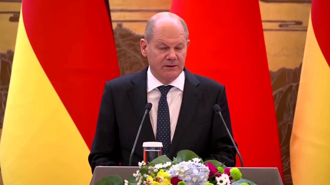 Any change in Taiwan status quo must be peaceful: Scholz