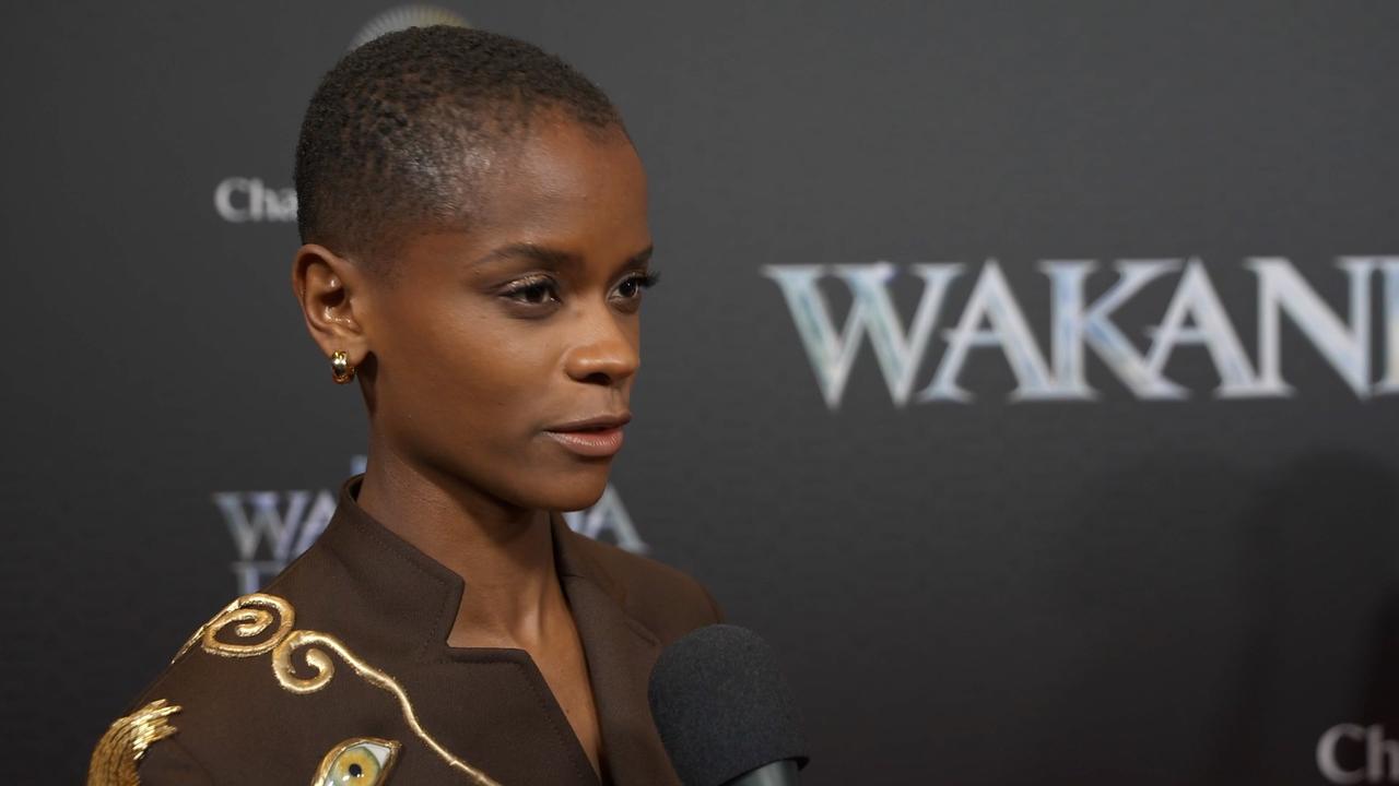 Black panther: Wakanda Forever Smithsonian Screening Event Actress Letitia Wright Interview