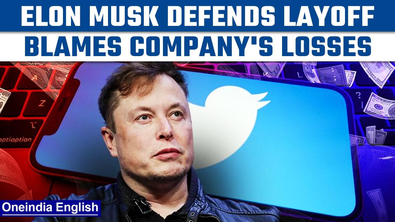 Elon Musk's first tweet after layoff, says he had 'no choice' | Oneindia News *International