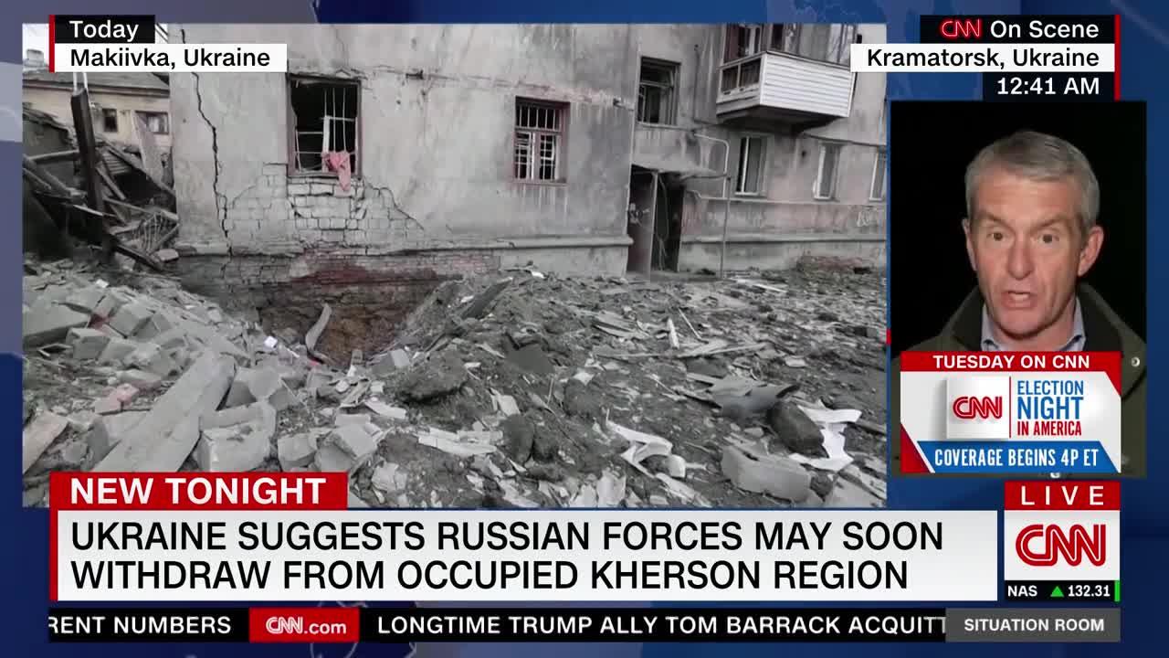 Ukraine suggests Russian forces may soon withdraw from occupied Kherson region.