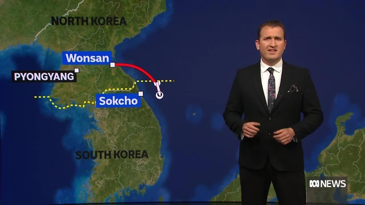 North Korea fires over 20 missiles, one landing off South Korean coast for first time | The World