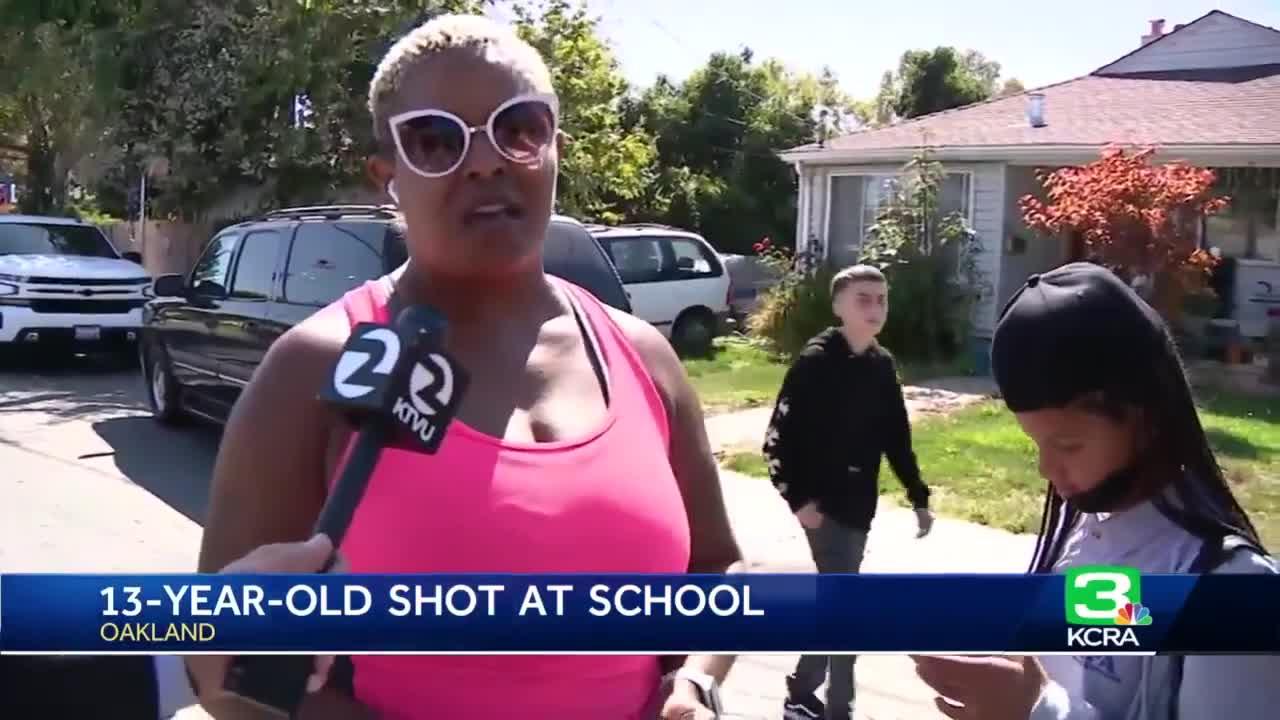 13-year-old student shot by another student on Oakland middle school campus, officials say