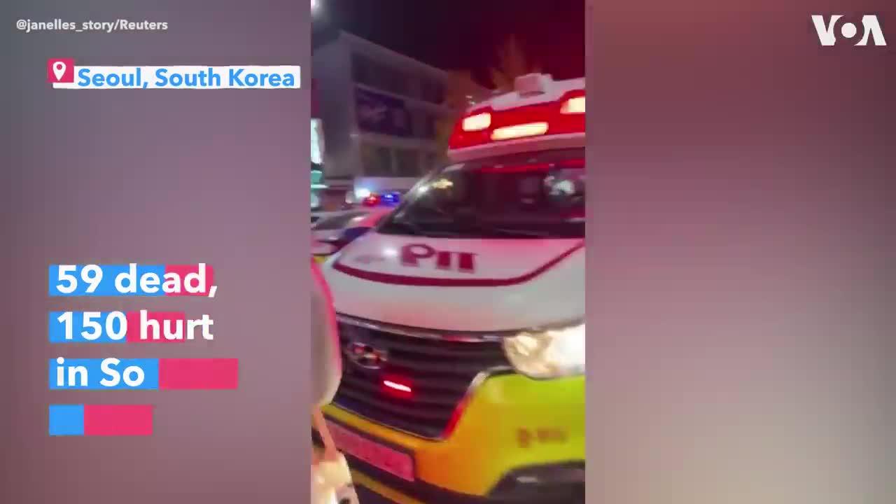 59 Dead, 150 Hurt in South Korea Stampede | VOA News