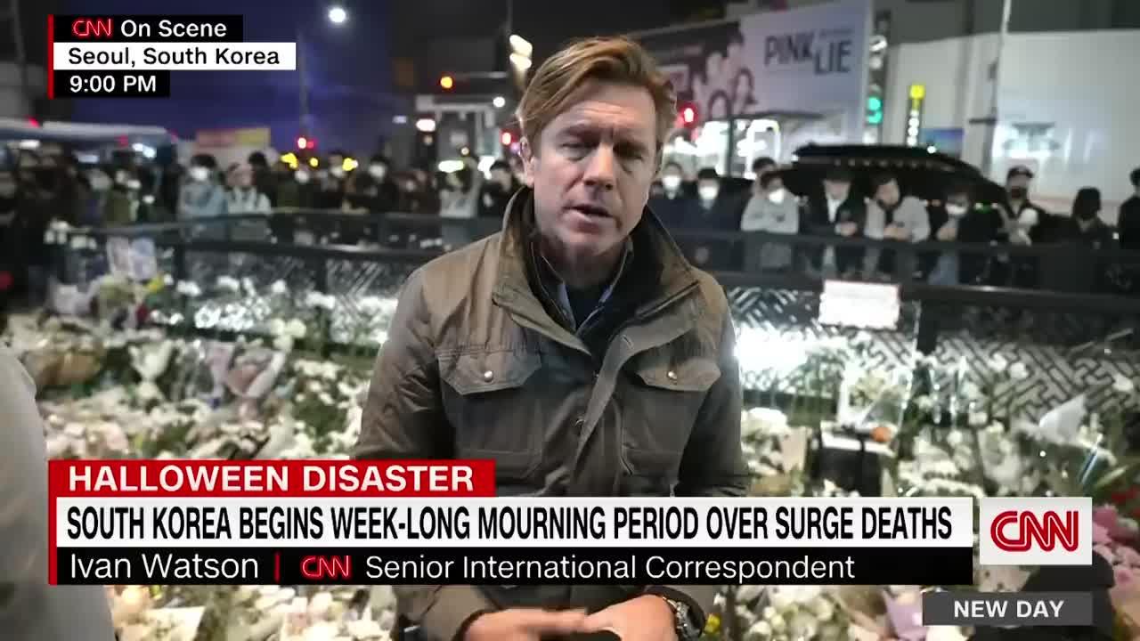 CNN reporter speaks with survivors of South Korea crowd surge