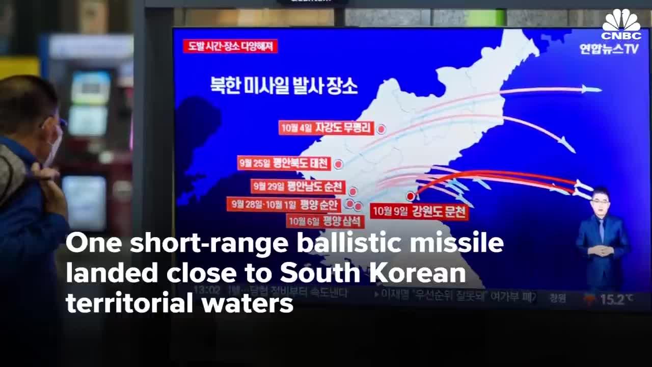 North Korea launches dozens of missiles, causes alarm in South Korea