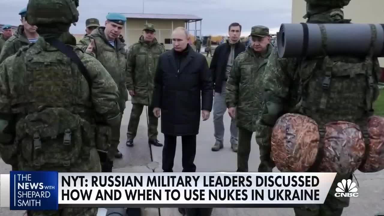 Russian military leaders reportedly considered using tactical nukes in Ukraine