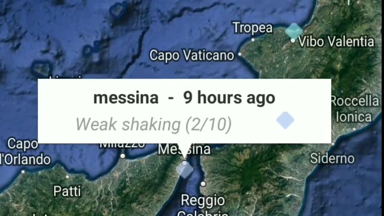 5.1 TERREMOTO CALABRIA OGGI | EARTHQUAKE ITALY 2022
