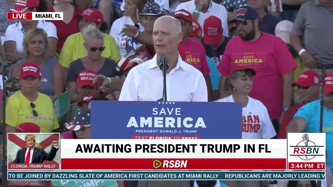 Rick Scott Speech: Save America Rally in Miami, FL - 11/6/22