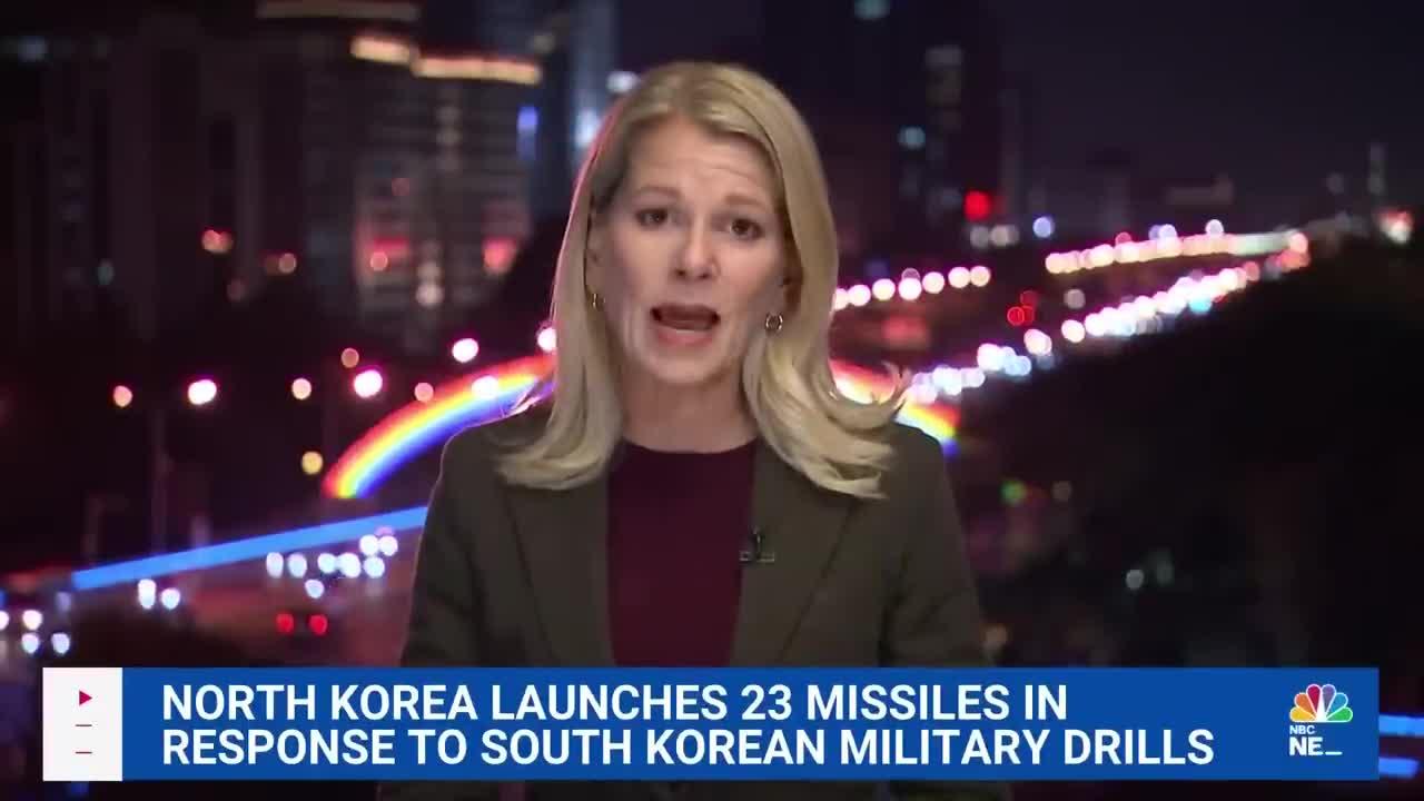North Korea Fires 23 Missiles In Response To U.S., South Korean Military Drills