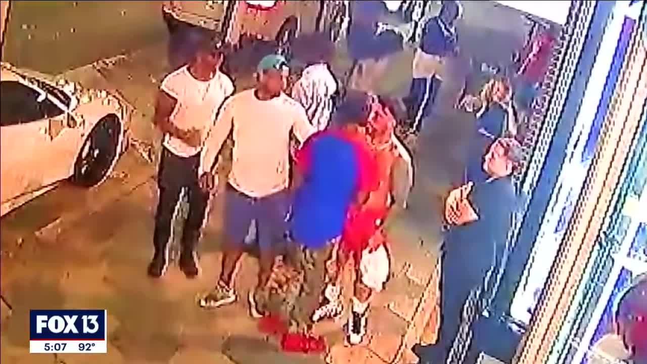 Deadly punch caught on video outside Ybor City bar