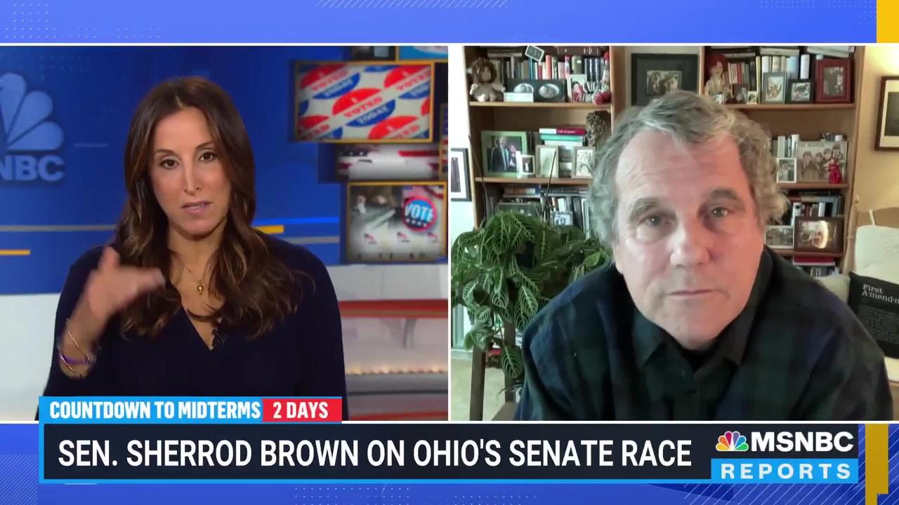 Sen. Sherrod Brown (D-OH) On Ohio Senate Race: ‘Democrats Are On The Right Side Of Issues.’