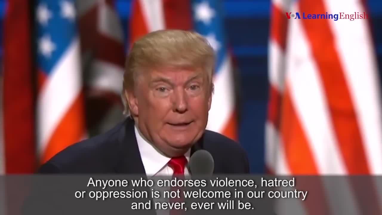 Convention Speech of Donald Trump