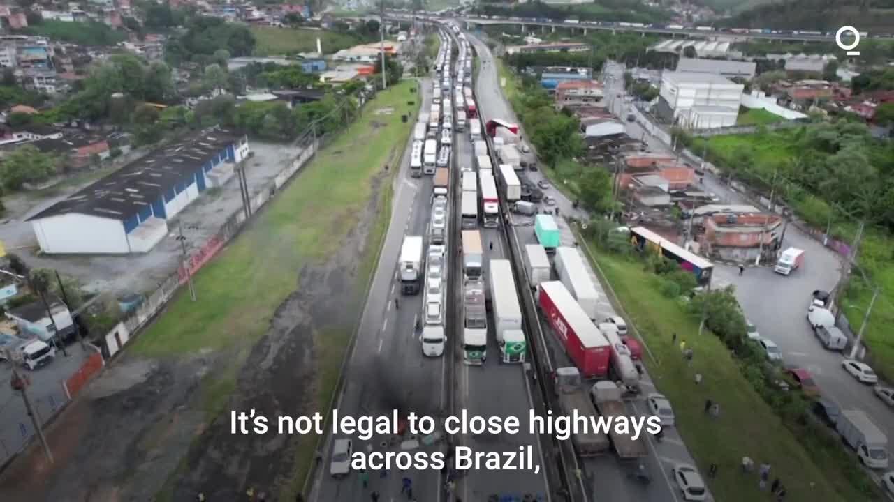 Bolsonaro Calls on Supporters to Remove Brazil Roadblocks