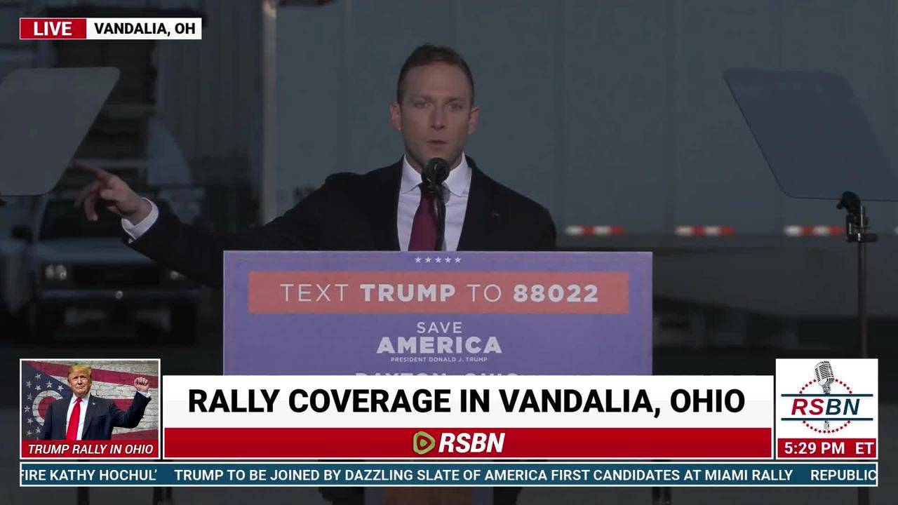 Max Miller Speech: Save America Rally in Vandalia, OH - 11/7/22