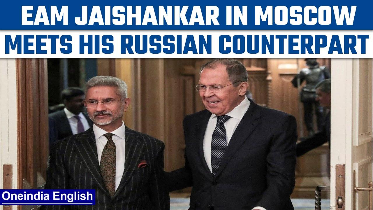 EAM Jaishankar visits Moscow, meets Russian counterpart Sergey Lavrov | Oneindia News *News