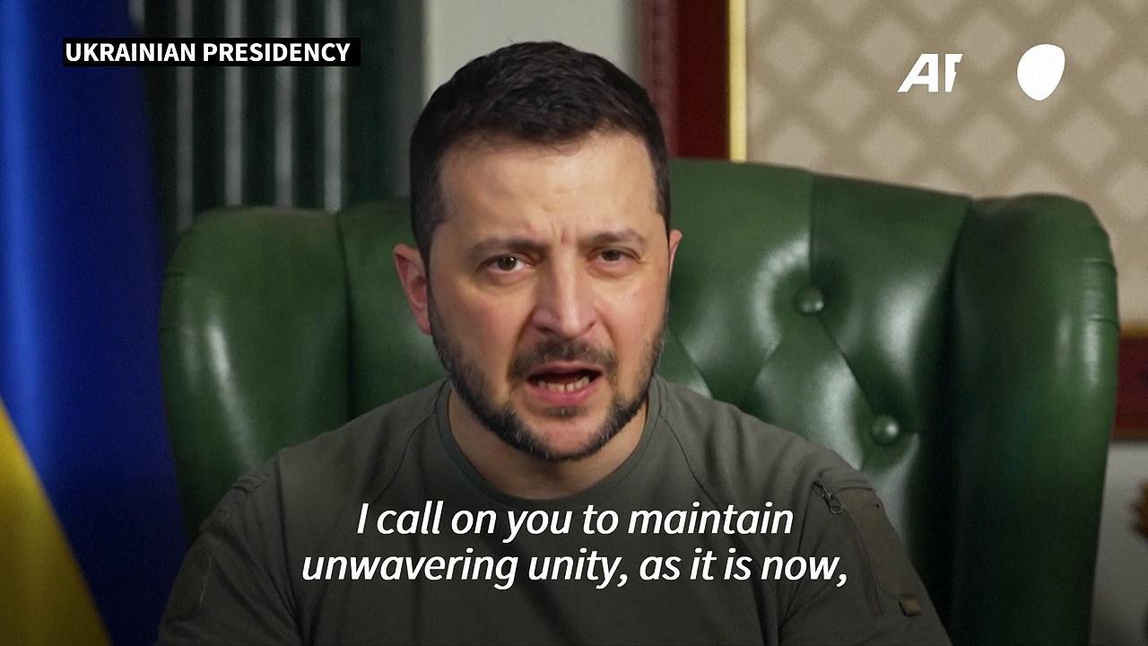 Ukraine's Zelensky urges 'unwavering unity' in US until 'peace restored'