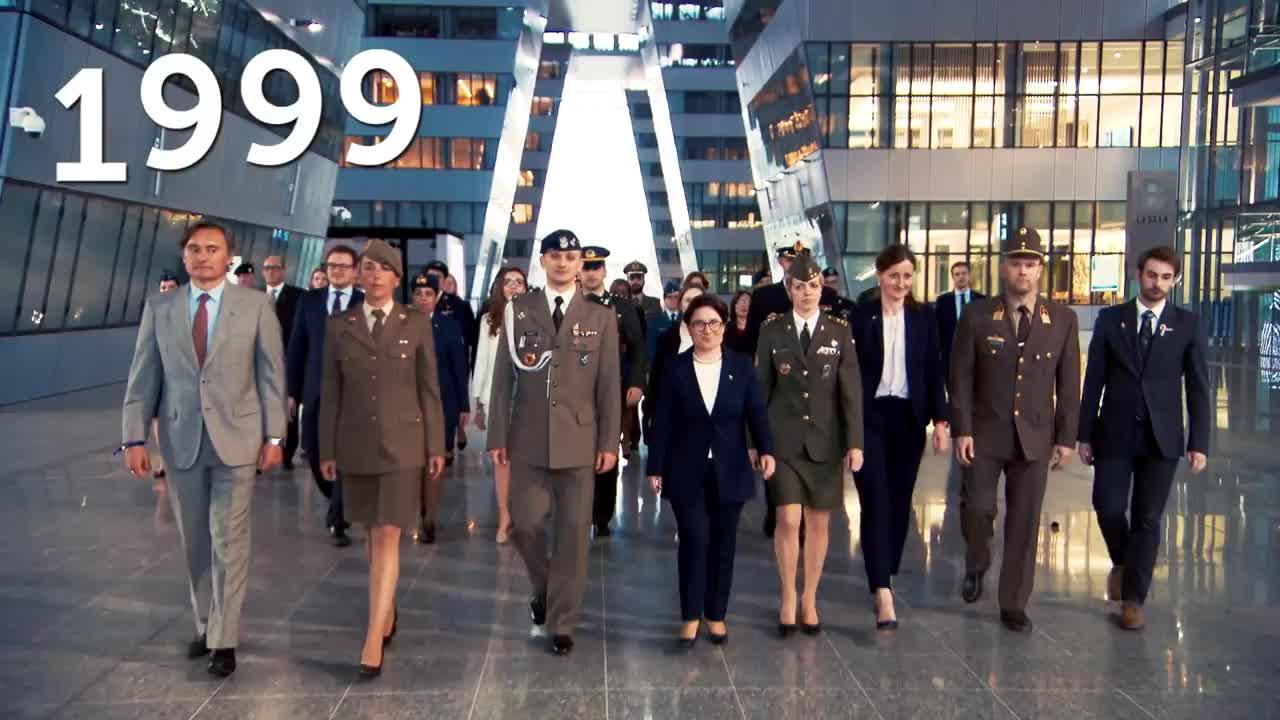 Allies walk together - NATO's 70th anniversary