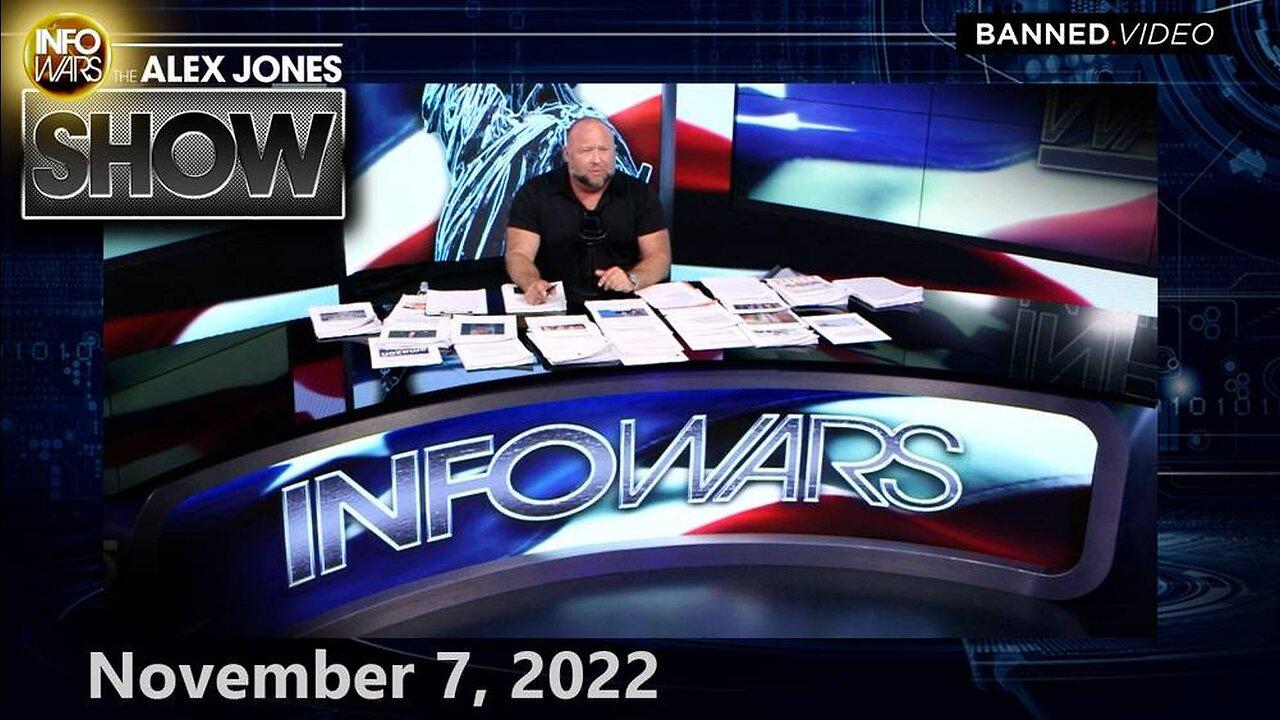 BREAKING: Eve of Election LIVE COVERAGE With Alex Jones & Crew! Spread THIS LINK!