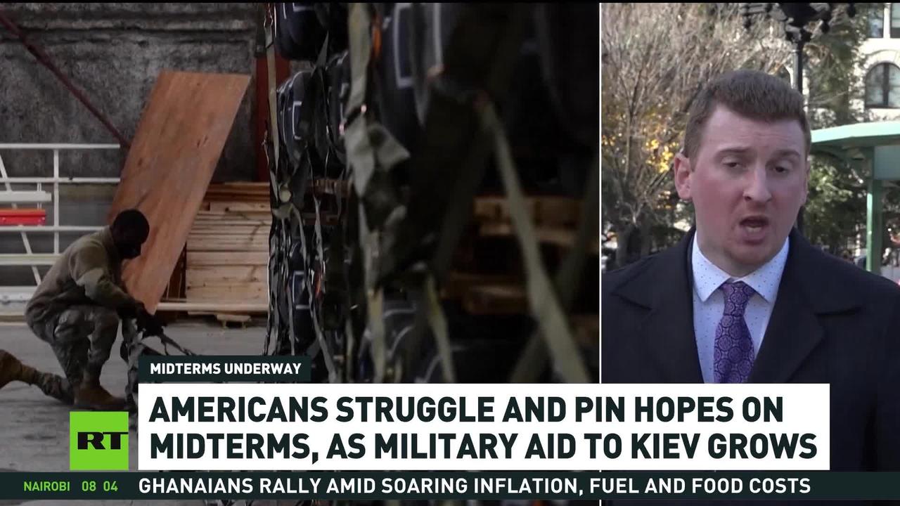 Americans put hopes in midterms while Washington keeps pumping military aid to Kiev