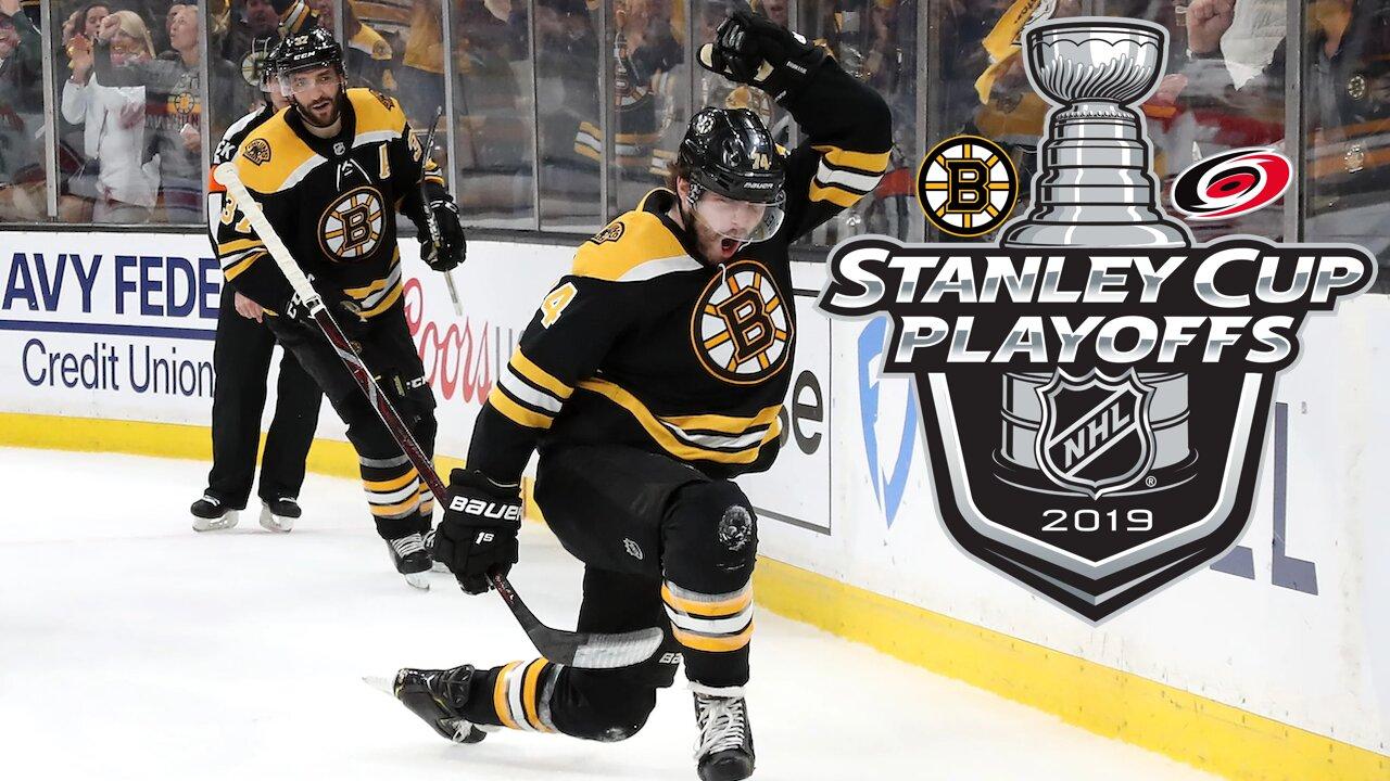 Jake DeBrusk POWERPLAY GOAL - NHL Playoffs 2019 (Bruins vs Hurricanes ECF)