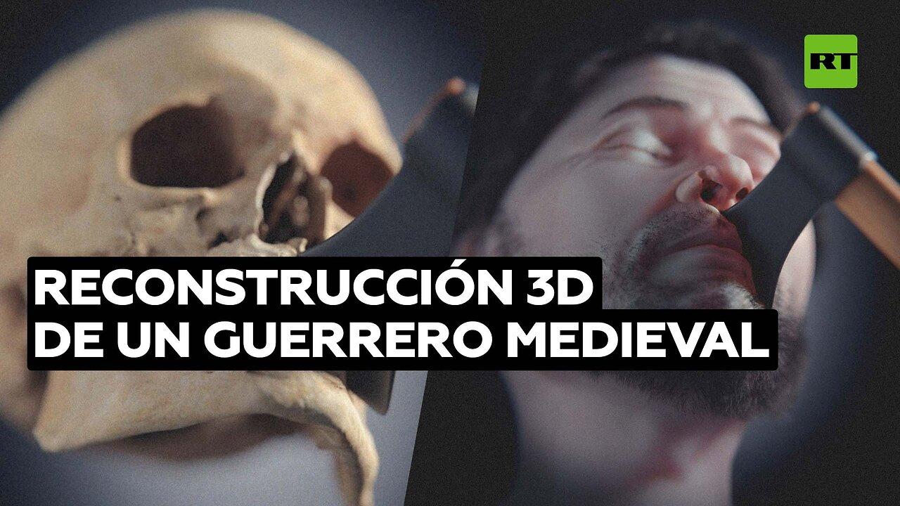 La cara de un guerrero del siglo XIV es reconstruida con tecnología 3D