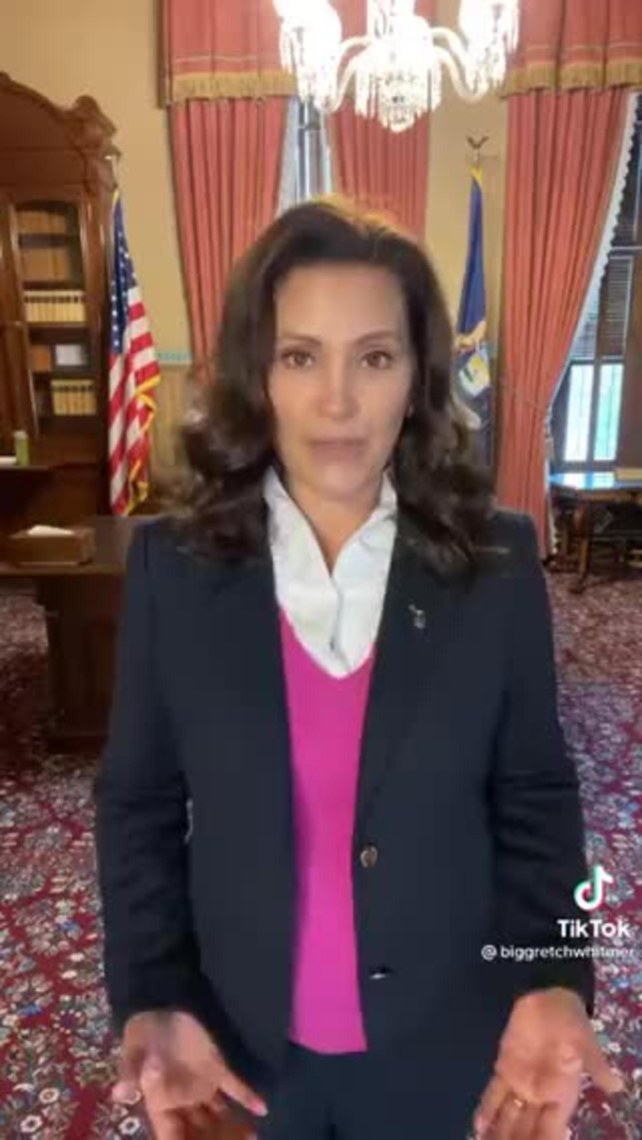 Michigan Gov. Gretchen Whitmer Refers to Women as "People With a Period"