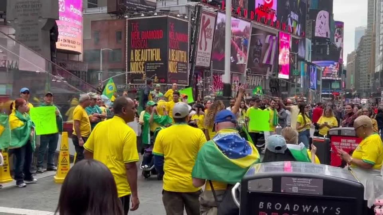 Time Square: Brazil Was Stolen! Rigged Election!